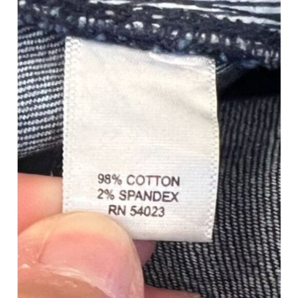 Banana Republic Dark Denim Roll-Up Jean Shorts Size 27 Womens Casual Summer Wear - Picture 10 of 12